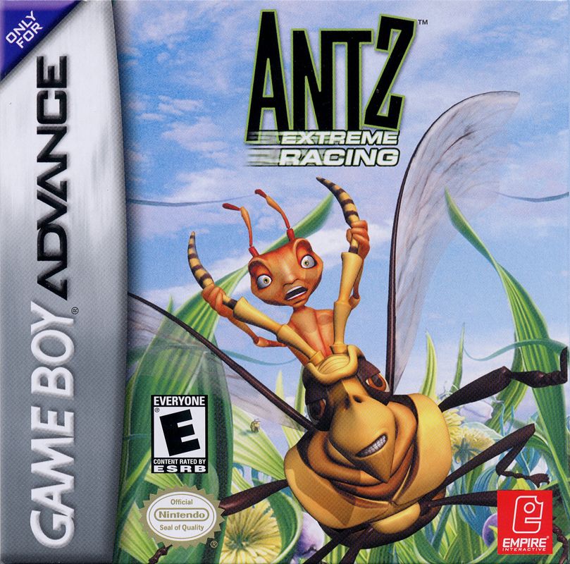 Antz Extreme Racing box art for GameBoy Advance